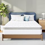 Neo Sleep Queen 12 Inch Hybrid Pocket Spring Mattress, Motion Isolation