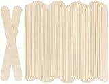 KTOJOY 100Pcs Jumbo Wooden Craft Sticks Popsicle Stick 6” Long x 3/4”Wide Treat Ice Pop for DIY Crafts，Home Art Projects, Classroom Supplies