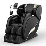 AYJOIR 2026 Massage Chair Full Body, Zero Gravity SL-Track Shiatsu Massage Recliner Chair with Body Scan, 6 Fix Point Rollers,Airbags,Deep Yoga Stretch, Heating Function, Black