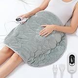 immtree Weighted Heating Pad for Period Cramps, 7lbs XXXL Size(29x24) with Fast Heat Technology, Heated Blankets for Adults, Deeper Pain Relief for Back, Shoulder and Knee