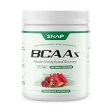 Snap Supplements BCAA Powder Amino Acids, Pomegranate Watermelon 30 Serving