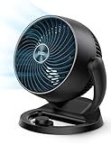 Dreo Fan for Bedroom, 12 Inches, 70ft Powerful Airflow, 28db Quiet Table Air Circulator Fans for Whole Room, 120° Adjustable Tilt, 3 Speeds, Desktop Fan for Home, Office, Kitchen