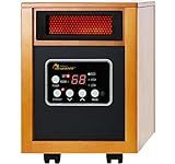 Dr Infrared Heater Portable Space Heater, Original, 1500-Watt, Cherry (Pack of 1)