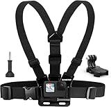 Sametop Chest Mount Strap Harness Chesty Body Mount Compatible with GoPro Hero 13, 12, 11, 10, 9, 8, 7, 6, 5, 4, Session, 3+, 3, 2, 1, Max, Hero (2018), AKASO, DJI Osmo Action Cameras