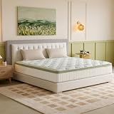 Queen Mattress 12 Inch,Medium Firm Hybrid Queen Size Mattress in a Box, Memory Foam with Individual Pocket Springs, Upgrade Zoned Support, Motion Isolation&Pressure Relief, CertiPUR-US