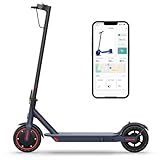 MAXSHOT Electric Scooter for Adults, 8.5"/10" Tires, 19/22Mph, 350W/500W Motor, 21-28 Miles Range, Folding E-Scooter with Dual Suspension,APP(V1/SPRO/MAX) (V1-Sportscooter-7.8Ah)