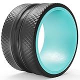 FitBeast Back Roller - Deep Tissue Massage Wheel, Yoga Wheel & Back Stretcher for Pain Relief (12'', Blue)
