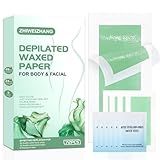 72PCS Wax Strips for Hair Removal for Women & Men: 48 Body Strips & 24 Face Waxing Strips + 8 Calming Oil Wipes | At-Home Waxing Kit for Body, Facial, Bikini, Brazilian, Chest, Arms, Legs & Back