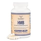 Double Wood Supplements HMB Supplement, Third Party Tested, Non-GMO, Gluten Free, 120 Capsules, 1000mg per Serving, 500mg per Capsule