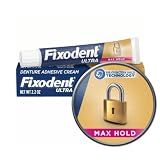 Fixodent Ultra Max Hold Denture Adhesive, 2.2 oz, (Packaging may vary)