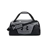 Under Armour Unisex-Adult Undeniable 5.0 Duffle, Pitch Gray Medium Heather (012)/Black, Medium