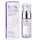 Prettypum Tranexamîc Acid Serum, Facial ḏark spọt Serum with Niacinamide, Gentle Formula for Even Skin Tone and Glowing Complexion, 1.7 Fl Oz