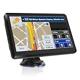 GPS Navigation for car Truck & RV & Car, Driver Alerts, Turn-by-Turn Directions,Car GPS Navigation 2026 Map and Free Update Map
