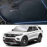 Foldable Car Windshield Sun Shade – 280T Thickened Reflective UV & Heat Shield with Storage Bag, Keeps Interior Cool, Universal Fit for Sedans, SUVs & Trucks – Medium (64" x 32")
