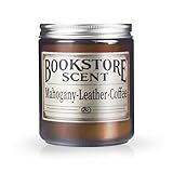 Gopas Book Lover Candle, Inspired Gift Ideas for Readers, Birthday, Book Themed Reading Gifts for Women, Bookworm, Librarian, Men