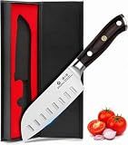 imarku Santoku Knife 5 Inch, Ultra Sharp Chef Knife with Pakkawood Handle