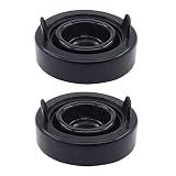 NewYall 80mm Headlight Dust Cover Cap Rubber Seal with 20mm Hole Universal