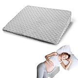Wedge Pillow for Pregnancy, Memory Foam Slope Pillow with Removable Cover, Support Sleeping Belly Back Knees Legs, Travel Essentials, Pregnancy Caring Gifts for Pregnant Women Wife Friends