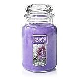 Yankee Candle Lilac Blossoms Scented Classic 22oz Large Jar Single Wick Candle Over 110 Hours of Burn Time Perfect for Gifting Gatherings and Seasonal Decorations