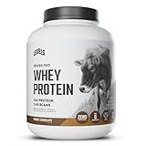Levels Grass Fed Whey Protein Powder, No Artificials, 24G of Protein, Double Chocolate, 5LB