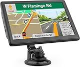 GPS Navigator for Car with 2026 Maps Lifetime Free Update, 7" Car GPS Navigation System for Vehicles Truck Commercial Drivers with POI/ZIP Search, Support FM, Voice Guidance, Speedcam/Red Light Alerts