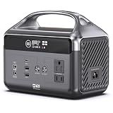 DaranEner Portable Power Station, 192Wh LiFePO4 Battery Backup Solar Generator with w/2 300W (Peak 600W) AC Outlets, USB-C PD 60W Fast Charge, Power Bank for Camping, Outdoor, Home,Emergency