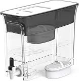 Waterdrop WFD-40L Water Filter Dispenser, 35-Cup Capacity, Black