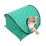 Outdoor cat Bed, a cavCat Bed, a Dual-use indooroutdoor cave cat Bed, relieves cat Anxiety, Comes with Ground pegs for Fixation, Waterproof and Warm, Suitable for Camping and Outdoor pet beds.