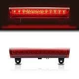 Cxdar Third 3rd Brake Light, LED High Mount Stop Light Replacement for 2000 2001 2002 2003 2004 2005 2006 Chevy Tahoe Suburban/GMC Yukon XL Denali, Rear Center Cab Roof Tail Lamp, Red Lens