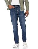 Amazon Essentials Men's Athletic-Fit Stretch Jeans - Discontinued Colors, Dark Blue Vintage, 34W x 32L
