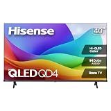 Hisense 40-Inch Class QD4SR Series Hi-QLED FHD Smart Roku TV (40QD4SR, 2026 Model) – Hi-QLED Color, Dolby Audio, Compatible with Alexa, Full Array LED, Slim Bezel Design