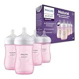 Philips Avent Natural Baby Bottles, Medium Flow, 9 oz, BPA-Free, 4-Pack