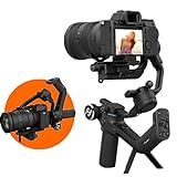 FeiyuTech SCORP-C Gimbal Stabilizer for Cameras DSLR and Mirrorless Camera, 3-Axis Camera Gimbal, 5.5lbs Payload, for Sony α7Ⅳ A6300/A6400 A7S3 a9/a7 for Canon 5D3/80D for Nikon D7500/Z5/Z6 II