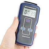 Solar Power Meter Handheld Solar Irradiance Meter SM206 Energy Meter for Solar Panel Gardening Home Outdoo (0.1-1999.9W/m²) 0.1-1999.9Btu/(ft²-h)