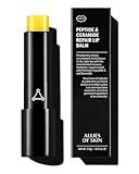 Allies of Skin Peptide & Ceramide Repair Lip Balm with Palmitoyl Tripeptide-5, Ceramide NP, Sea Buckthorn Oil, Avocado Oil, Sunflower Seed Oil, Shea Butter, Vitamin C & E. 3.8g/ 0.13 oz