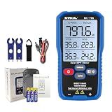 Solar MPPT Power Tester for Photovoltaic Modules, 1000 W, 80 V DC Max, 35 A, Automatic & Manual Power Measurement, Voc Isc Vmp Pmax, 3.2" LCD with Backlight, Portable PV Tester (SK-705)