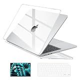 EooCoo Case for MacBook Air 15 inch M5 M4 M3 M2 2026-2023, Crystal Clear