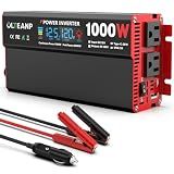 1000W Power Inverter 12V DC to 110V/120V AC Car Converter for Vehicles