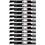 Oregon 12PK 92-031 Lawn Mower Blades Compatible with Exmark Lazer Z 103-6398 116-5174 103-6393 103-6398
