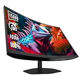 Sceptre Curved 27-inch Prime Gaming Monitor 1500R 100Hz HDMI X2 DisplayPort 1ms 100% sRGB, Build-in Speakers Machine Black 2025 (C275W-FW100T Series)