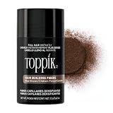 Toppik Hair Building Fibers, Medium Brown, 12g Fill In Fine or Thinning Hair, Instantly Thicker, Fuller Looking, 9 Shades for Men & Women, Keratin Protein Formula