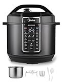 Midea 12-in-1 Electric Pressure Cooker, 8 Quarts, Stainless Steel Inner Pot