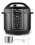 Midea 12-in-1 Electric Pressure Cooker, 8 Quarts, Stainless Steel Inner Pot