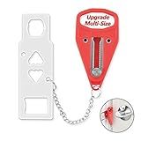 AceMining Portable Door Lock Home Security Door Lock Travel Lockdown Locks for Additional Safety and Privacy Perfect for Traveling Hotel Home Apartment College