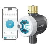 RAINPOINT Bluetooth Water Timer, Sprinkler Timer for Garden Hose, Smart Automatic Irrigation System with Brass Inlet for Yard, Lawn, APP Remote Control via Bluetooth(Without Hub)
