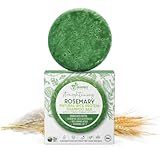 BAMBOEARTH Solid Rice Protein Water Shampoo Bar With Conditioner Effect Hair Soap – Shampoo Bars For Hair With All Natural Plant Based Essential Oils And Zero Waste Packaging (Rosemary)