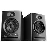 Ortizan C7 Powered Studio Monitors Pair with Bluetooth 5.3, Black