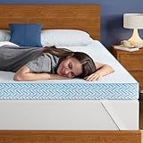 BedStory Extra Firm Mattress Topper King - 4 Inch High Density Memory Foam Bed Toppers for Back Pain Relief and Motion Isolation - Removable Washable Cover, CertiPUR-US Certified