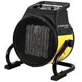 Dura Heat EUH1465 Electric Forced Air Heater with Pivoting Base 5,120 BTU, Yellow
