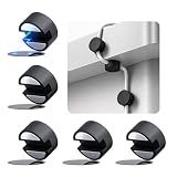 Maveek Magnetic Cable Holder, 5 Cable Clips for Desk Cord Management, Black
